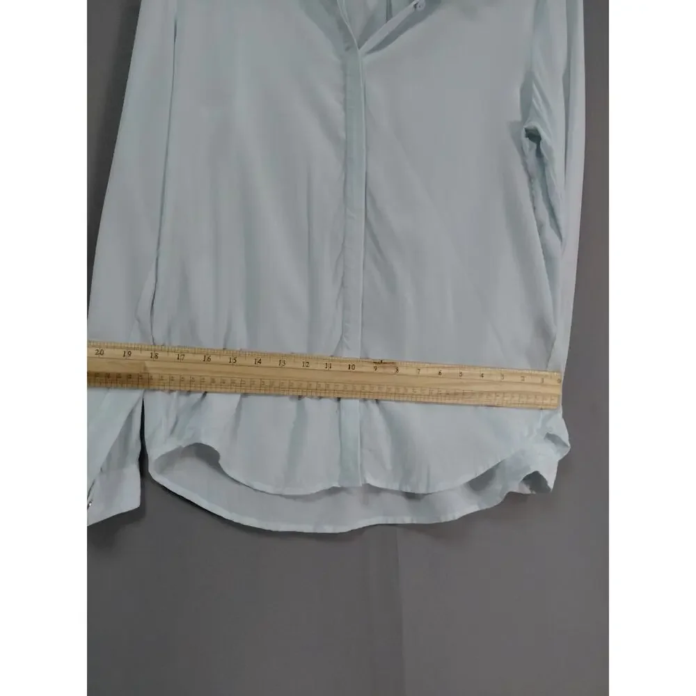 The Kooples Silk Blend White Embroidered Lightweight Blouse Women Size M
